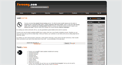 Desktop Screenshot of foroomy.com